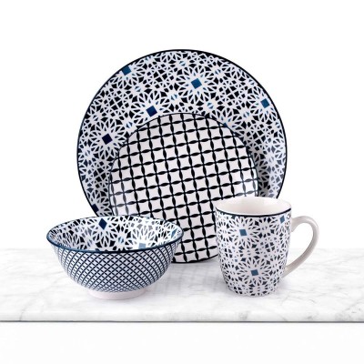 Tableware Alpina Multicolour Ceramic 16 Pieces (4 Units)