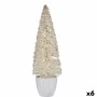 Sapin de Noël Krist+ 2402/13-2-4 Blanc Plastique Sapin de Noël 10 x 33 x 10 cm (6 Unités)