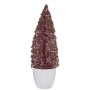 Sapin de Noël Krist+ 2402/11-2-2 Rose Doré Plastique Sapin de Noël 9 x 28 x 9 cm (6 Unités)