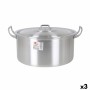 Casserole with lid Aluminium 41 x 33 x 19 cm (3 Units)