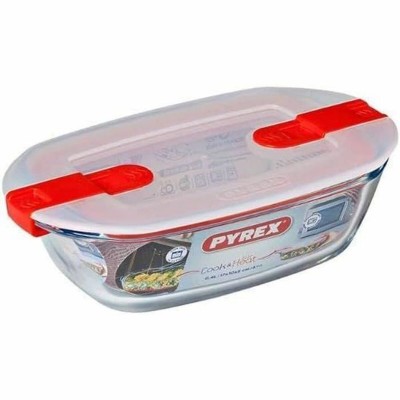 Récipient de Conservation des Aliments Pyrex Blanc Transparent 400 ml