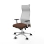 Chaise de Bureau Piqueras y Crespo B1B086G Brun foncé
