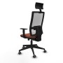 Office Chair with Headrest Piqueras y Crespo 1D066G1 Brown