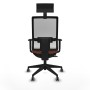 Office Chair with Headrest Piqueras y Crespo 1D066G1 Brown