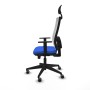 Office Chair with Headrest Piqueras y Crespo 1D066G1 Blue