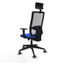 Office Chair with Headrest Piqueras y Crespo 1D066G1 Blue