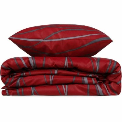 Parure de couette Rouge Lit king size 3 Pièces