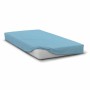 Fitted bottom sheet HOME LINGE PASSION Light Blue Double 140 x 190 + 30 cm