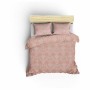 Parure de couette Beige Lit king size 3 Pièces