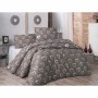 Parure de couette Marron Lit king size 3 Pièces