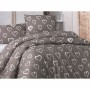 Parure de couette Marron Lit king size 3 Pièces