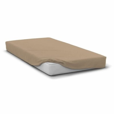 Fitted bottom sheet HOME LINGE PASSION Beige Double 140 x 190 + 30 cm