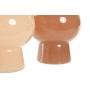 Vase Home ESPRIT Cream Terracotta Crystal 15 x 15 x 24 cm (2 Units)