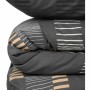 Parure de couette Anthracite Lit king size 3 Pièces