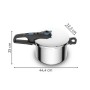 Pressure cooker Tefal P2580701 Stainless steel Plastic 6 L