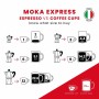 Cafetière Italienne Bialetti Bleu Rose Aluminium Thermoplastique 6 Tasses