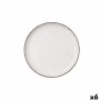 Assiette à dessert Quid Duna Beige Céramique 20 x 2,5 cm (6 Unités)