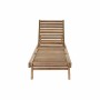 Sun-lounger DKD Home Decor Brown With wheels Teak (200 x 65 x 36 cm)