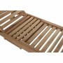Sun-lounger DKD Home Decor Brown With wheels Teak (200 x 65 x 36 cm)