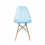 Dining Chair DKD Home Decor Natural Blue PVC Birch (50 x 46 x 83,5 cm)