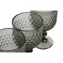 Set of cups Home ESPRIT Grey Crystal 325 ml (6 Units)