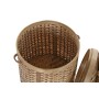 Set of decorative boxes DKD Home Decor Natural Bamboo Boho (3 Pieces)