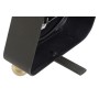 Table clock DKD Home Decor Black Golden Silver (2 Units)