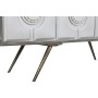 Sideboard DKD Home Decor White Grey Golden Metal Mango wood 152 x 43 x 84 cm