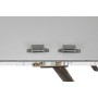 Sideboard DKD Home Decor White Grey Golden Metal Mango wood 152 x 43 x 84 cm