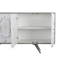 Sideboard DKD Home Decor White Grey Golden Metal Mango wood 152 x 43 x 84 cm