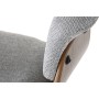 Chaise de Salle à Manger Home ESPRIT Marron Gris Polyester Noyer Polyuréthane 61 x 46 x 78 cm