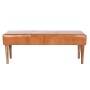 Banquette DKD Home Decor Camel Bois 122 x 41 x 46 cm