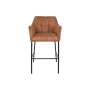 Tabouret DKD Home Decor Noir Camel Métal 59 x 60 x 107 cm