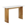 Meuble d'Entrée Home ESPRIT Blanc Marron 120 x 38 x 77 cm