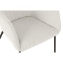 Chair DKD Home Decor Beige Polyester Metal 59,5 x 60,5 x 78 cm