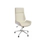 Office Chair DKD Home Decor Brown Cream Silver 60 x 65,5 x 118 cm