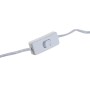 Lampe de bureau DKD Home Decor Marron Rose Sel Acacia 15 W 220 V 17 x 7 x 16 cm