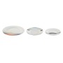 Dinnerware Set Home ESPRIT Blue Green Porcelain Tropical 18 Pieces 27 x 27 x 2 cm