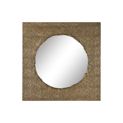 Miroir mural Home ESPRIT Doré 80 x 6 x 80 cm