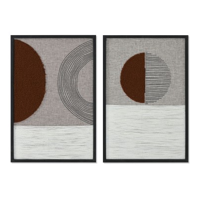 Cadre 3D Home ESPRIT Velours Sapin 40 x 3 x 60 cm
