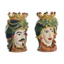 Planter Home ESPRIT Green Multicolour Porcelain 20 x 20 x 29 cm (2 Units)