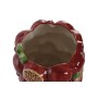 Vase Home ESPRIT Green Maroon Ceramic 21 x 21 x 30 cm