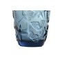 Set of glasses Home ESPRIT Blue Crystal Mediterranean With relief 290 ml (6 Units)