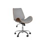 Office Chair Home ESPRIT Brown Grey Silver