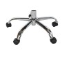 Chaise de Bureau Home ESPRIT Marron Gris Argenté