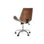 Office Chair Home ESPRIT Brown Beige Silver