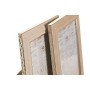 Photo frame Home ESPRIT Brown Beige Crystal polystyrene Scandinavian (4 Units)