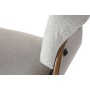 Chaise de Salle à Manger Home ESPRIT Marron Beige Polyester Noyer Polyuréthane 61 x 46 x 78 cm