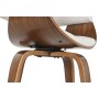 Dining Chair Home ESPRIT Brown Beige Polyester Walnut Polyurethane 61 x 46 x 78 cm