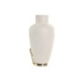 Vase Home ESPRIT White Golden Aluminium Modern 16 x 16 x 31 cm